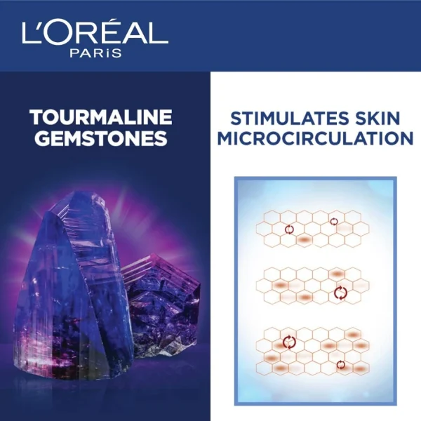 L'Oréal Paris White Perfect purifying and brightening Milky Facial foam with Tourmaline Gemstone 100ML - Image 2