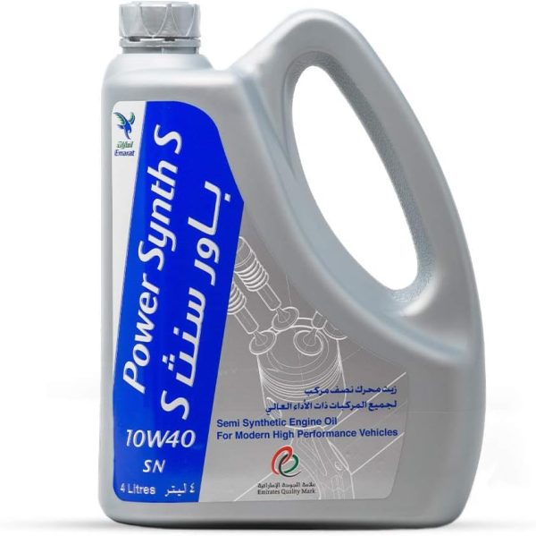 Emarat 10W40 Power Synth 4Ltr Gasoline Engine Oil Fully Synthetic