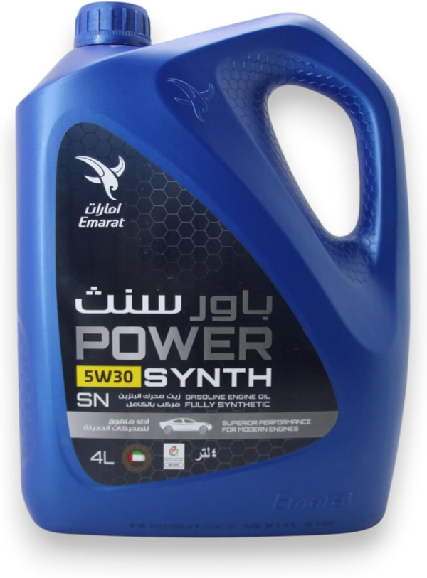 Emarat Power Synth Engine Oil 5W30 SN Fully Synthetic 4L