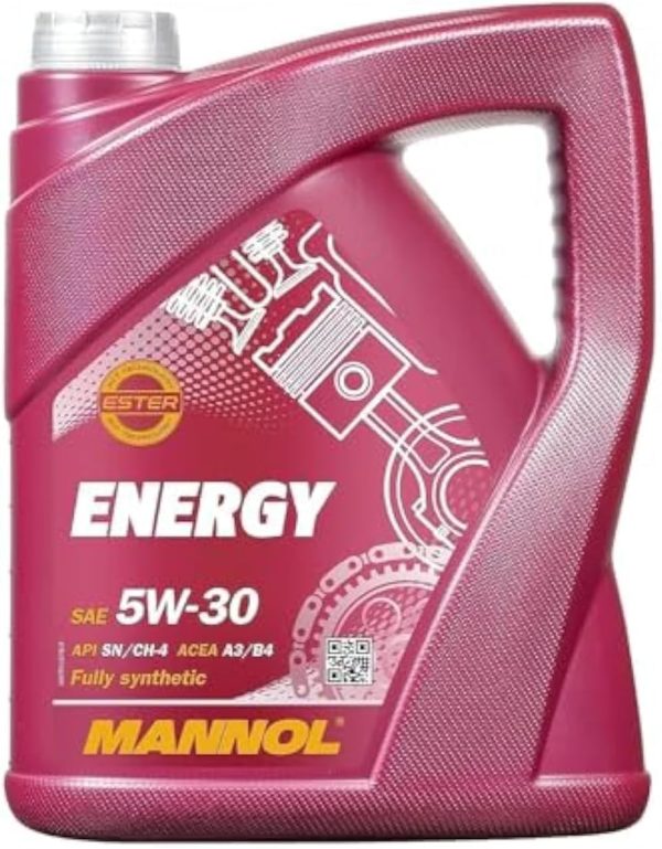 MANNOL HTE - Germany Synthetic Engine Oil (7511 ENERGY 5W-30 4 LTR)