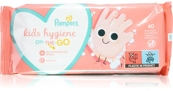 Pampers Kids hygiene wipes 40pc